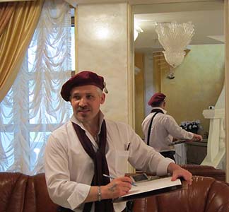 шаржист Михаил Шабалин