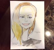 Изображение Карины акварельными красками